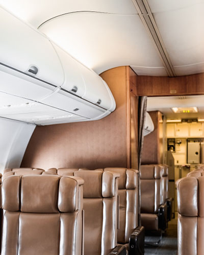 RoyalJet employs HAECO Cabin Solutions’ innovative in-seat containers and bags to carry cargo